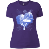 T-Shirts Purple / X-Small Time Travellers Silhouette Women's Premium T-Shirt