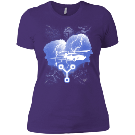 T-Shirts Purple / X-Small Time Travellers Silhouette Women's Premium T-Shirt
