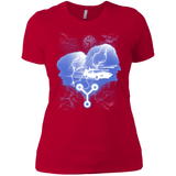 T-Shirts Red / X-Small Time Travellers Silhouette Women's Premium T-Shirt