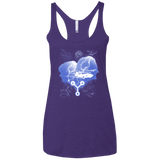 T-Shirts Purple / X-Small Time Travellers Silhouette Women's Triblend Racerback Tank