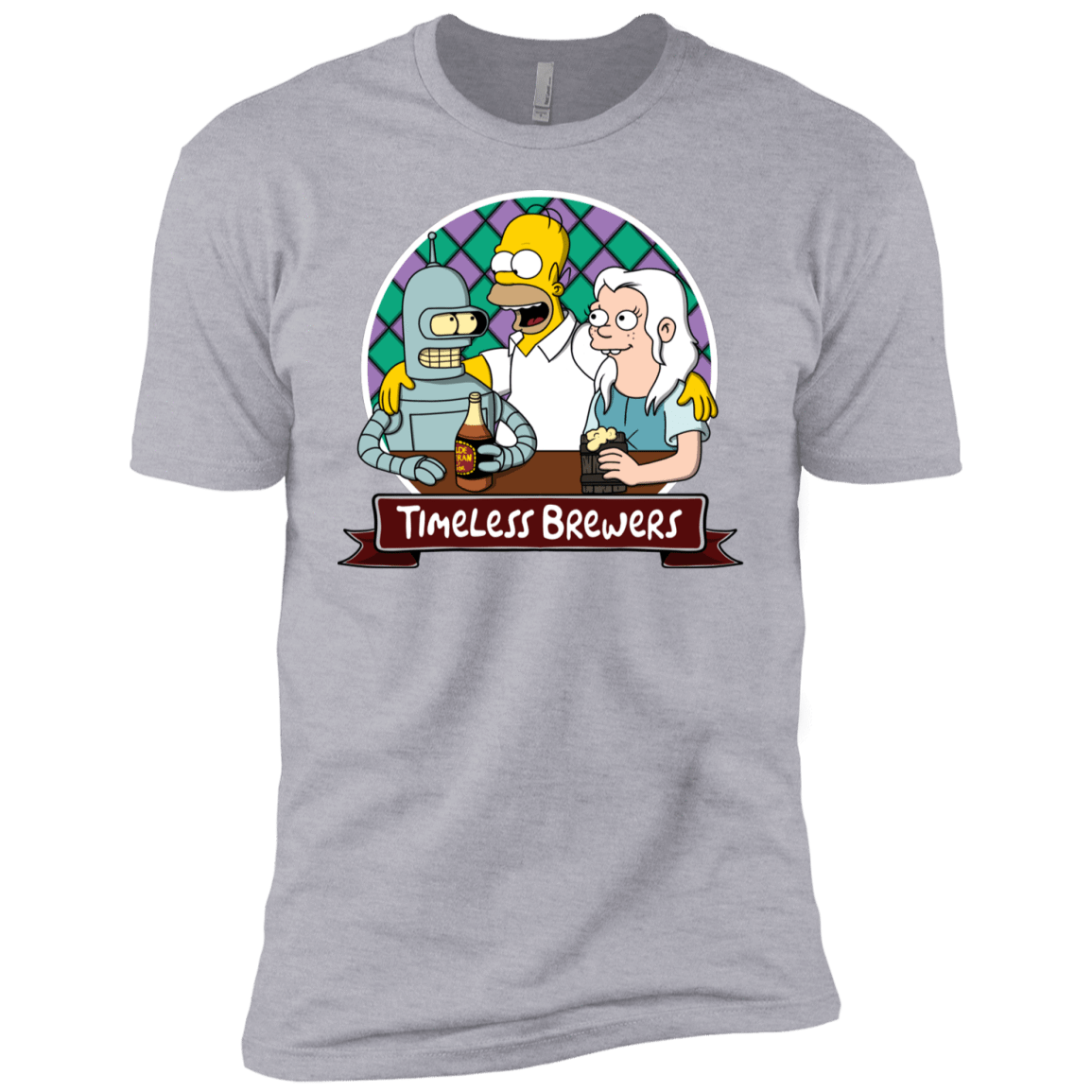 T-Shirts Heather Grey / YXS Timeless Brewers Boys Premium T-Shirt
