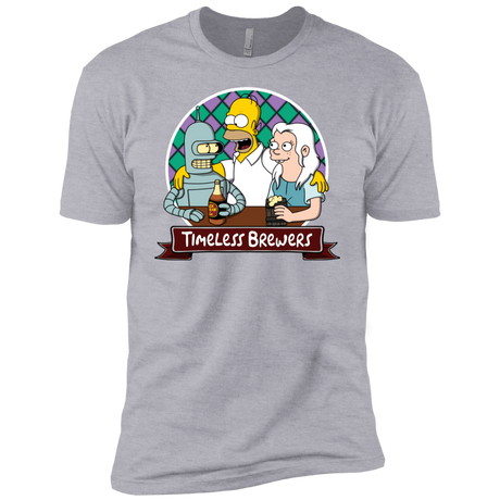 T-Shirts Heather Grey / YXS Timeless Brewers Boys Premium T-Shirt