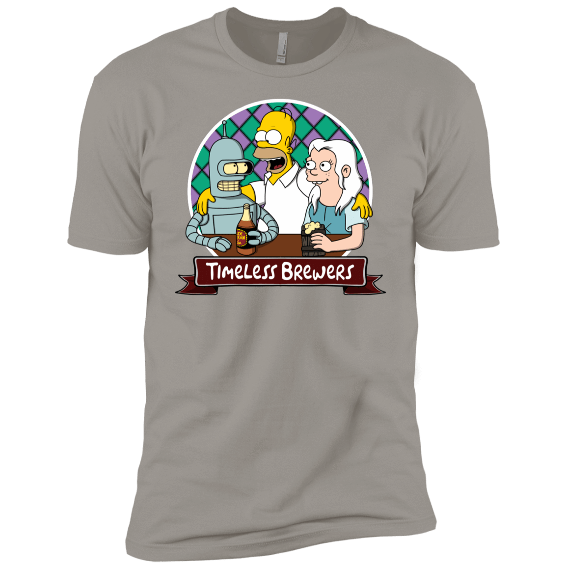 T-Shirts Light Grey / YXS Timeless Brewers Boys Premium T-Shirt