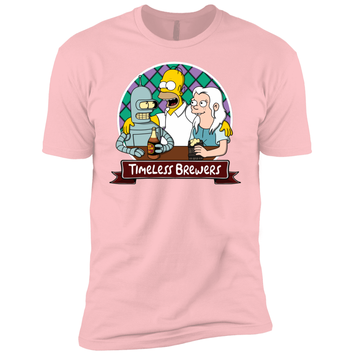 T-Shirts Light Pink / YXS Timeless Brewers Boys Premium T-Shirt