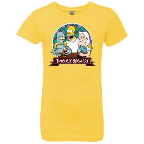 T-Shirts Vibrant Yellow / YXS Timeless Brewers Girls Premium T-Shirt