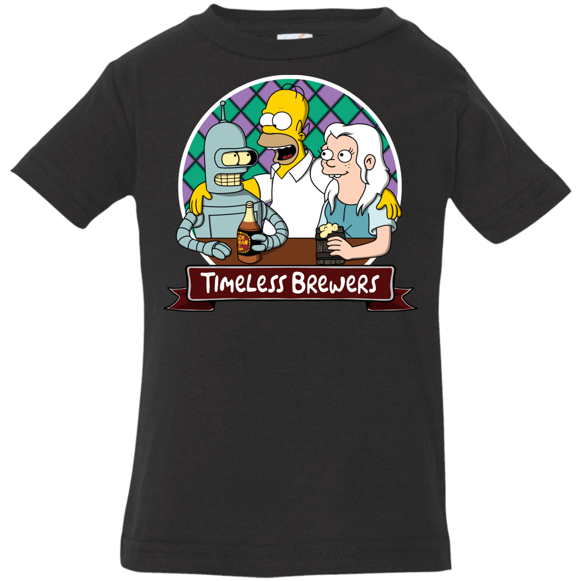 T-Shirts Black / 6 Months Timeless Brewers Infant Premium T-Shirt