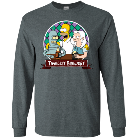 T-Shirts Dark Heather / S Timeless Brewers Men's Long Sleeve T-Shirt