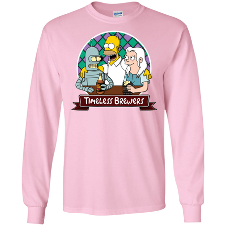 T-Shirts Light Pink / S Timeless Brewers Men's Long Sleeve T-Shirt