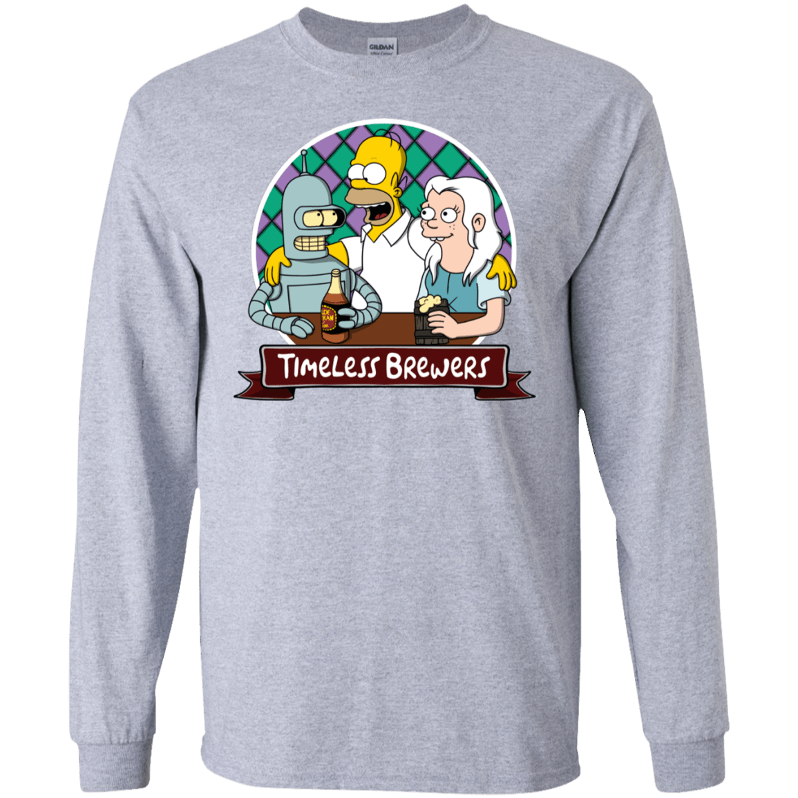 T-Shirts Sport Grey / S Timeless Brewers Men's Long Sleeve T-Shirt