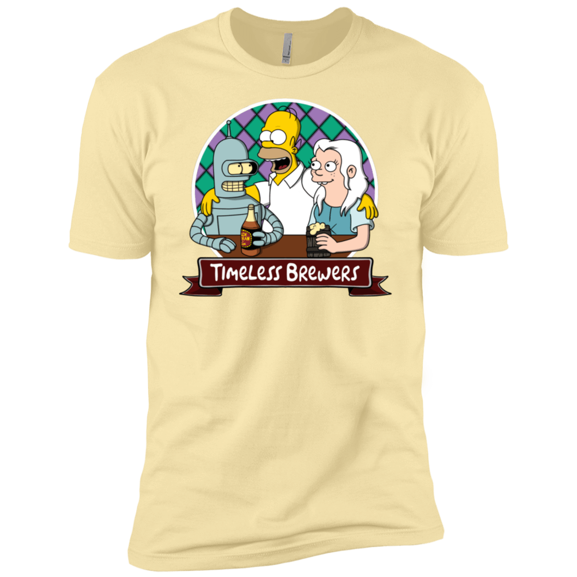 T-Shirts Banana Cream / X-Small Timeless Brewers Men's Premium T-Shirt