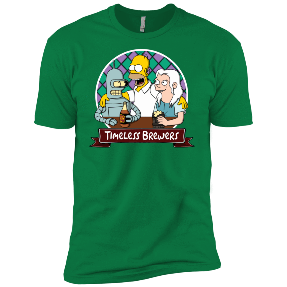 T-Shirts Kelly Green / X-Small Timeless Brewers Men's Premium T-Shirt