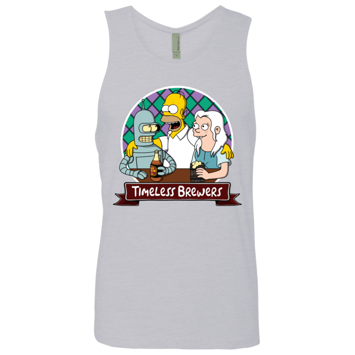 T-Shirts Heather Grey / S Timeless Brewers Men's Premium Tank Top