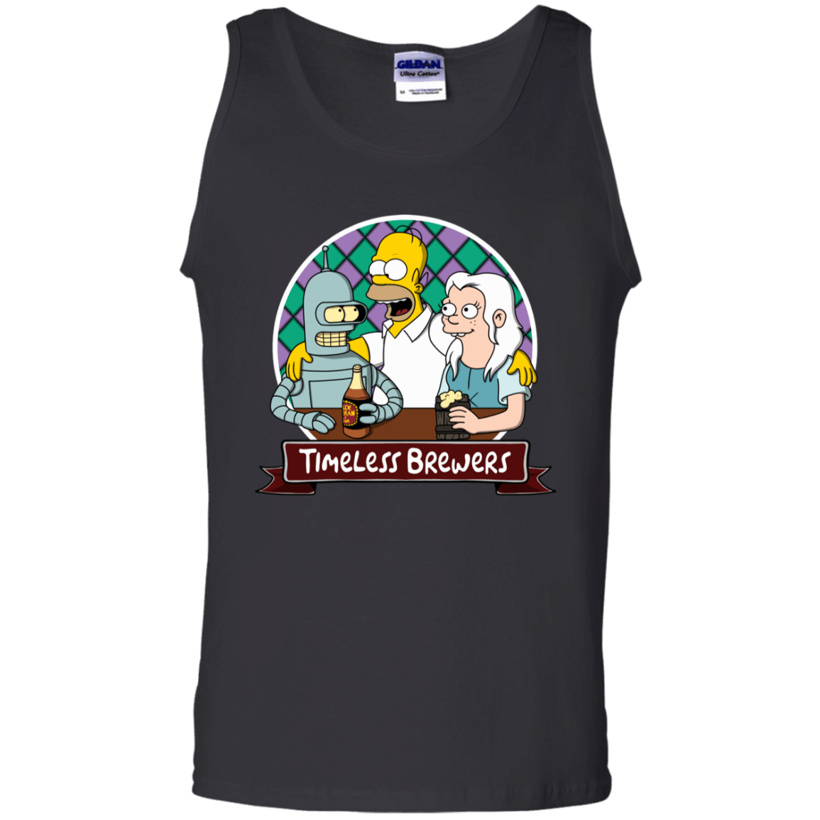T-Shirts Black / S Timeless Brewers Men's Tank Top