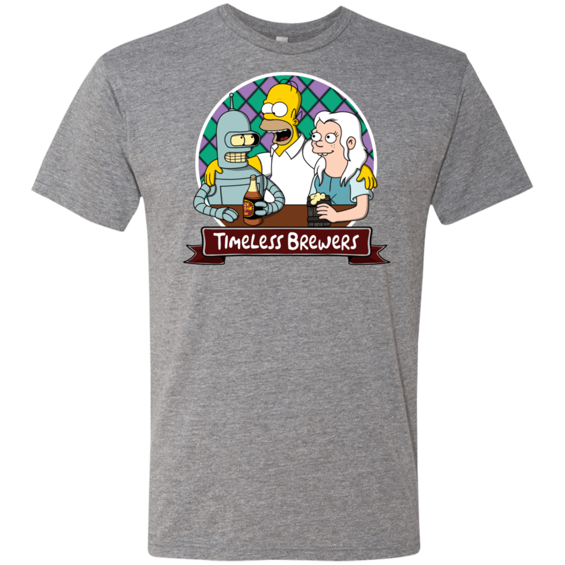 T-Shirts Premium Heather / S Timeless Brewers Men's Triblend T-Shirt