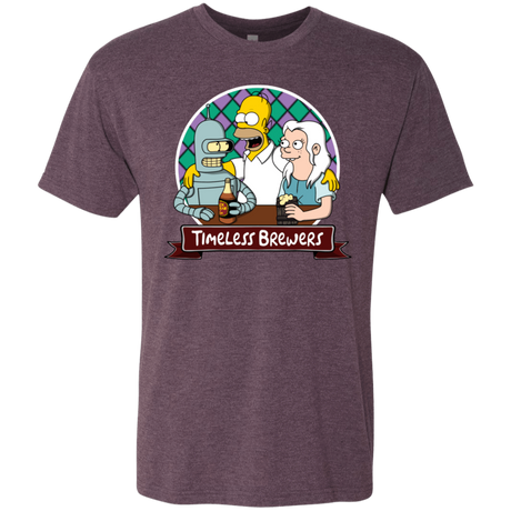 T-Shirts Vintage Purple / S Timeless Brewers Men's Triblend T-Shirt