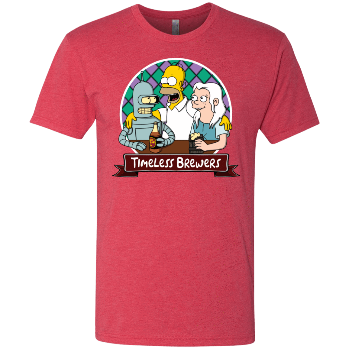 T-Shirts Vintage Red / S Timeless Brewers Men's Triblend T-Shirt