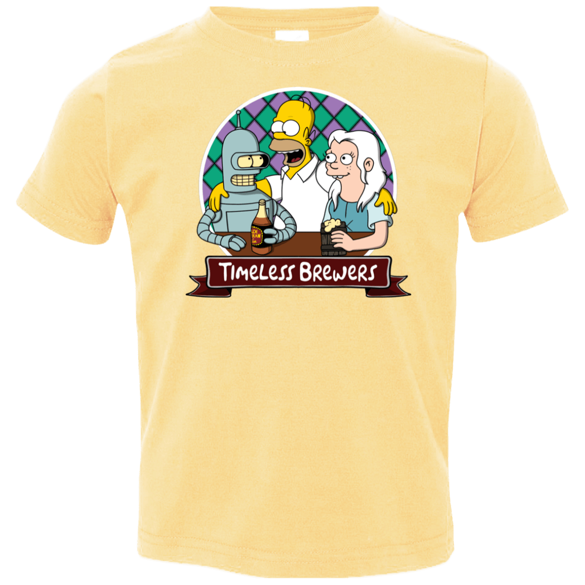 T-Shirts Butter / 2T Timeless Brewers Toddler Premium T-Shirt