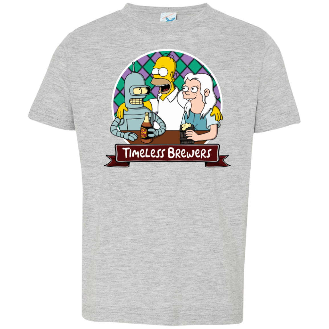 T-Shirts Heather Grey / 2T Timeless Brewers Toddler Premium T-Shirt
