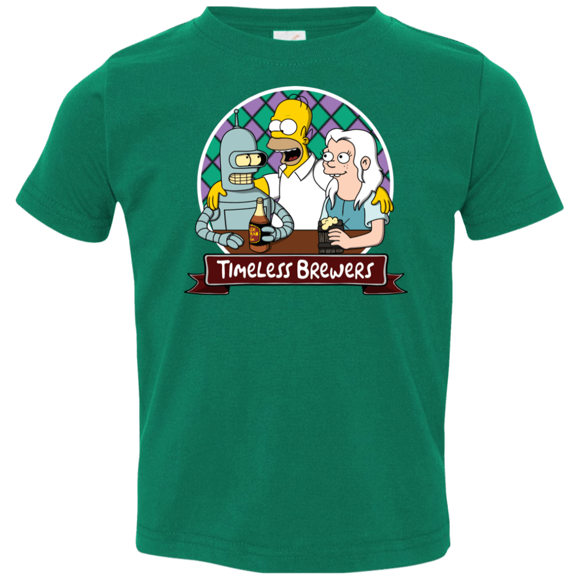 T-Shirts Kelly / 2T Timeless Brewers Toddler Premium T-Shirt