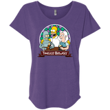 T-Shirts Purple Rush / X-Small Timeless Brewers Triblend Dolman Sleeve