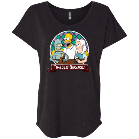 T-Shirts Vintage Black / X-Small Timeless Brewers Triblend Dolman Sleeve