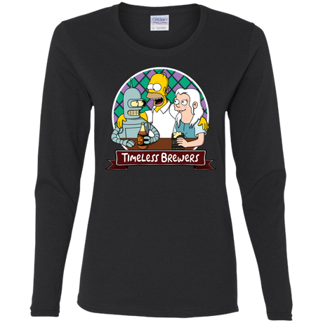 T-Shirts Black / S Timeless Brewers Women's Long Sleeve T-Shirt