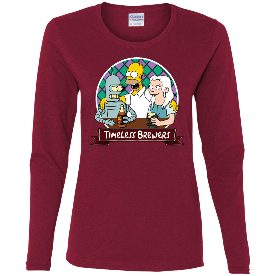 T-Shirts Cardinal / S Timeless Brewers Women's Long Sleeve T-Shirt