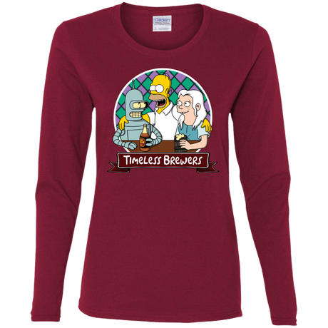 T-Shirts Cardinal / S Timeless Brewers Women's Long Sleeve T-Shirt