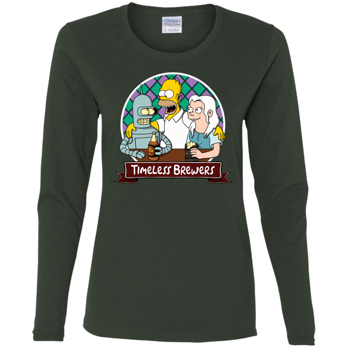 T-Shirts Forest / S Timeless Brewers Women's Long Sleeve T-Shirt