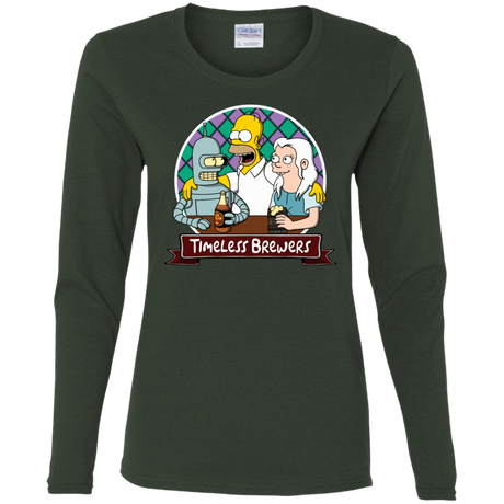 T-Shirts Forest / S Timeless Brewers Women's Long Sleeve T-Shirt