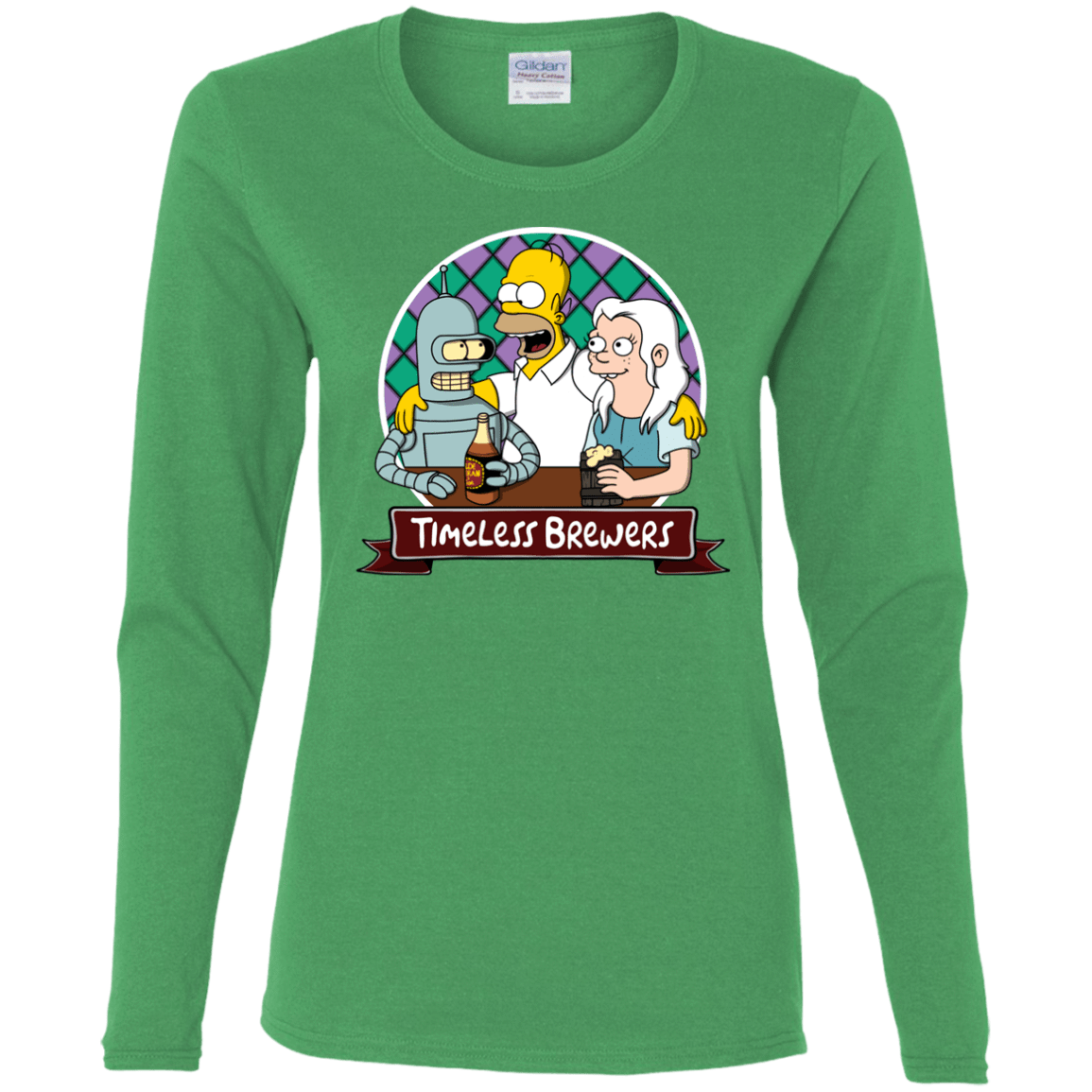 T-Shirts Irish Green / S Timeless Brewers Women's Long Sleeve T-Shirt