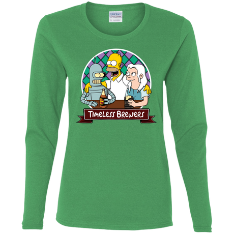 T-Shirts Irish Green / S Timeless Brewers Women's Long Sleeve T-Shirt