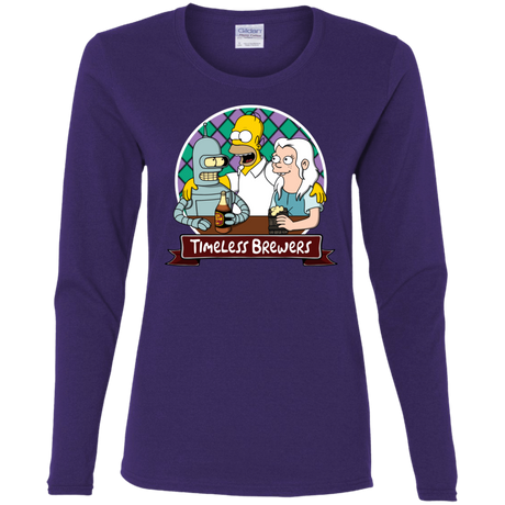 T-Shirts Purple / S Timeless Brewers Women's Long Sleeve T-Shirt