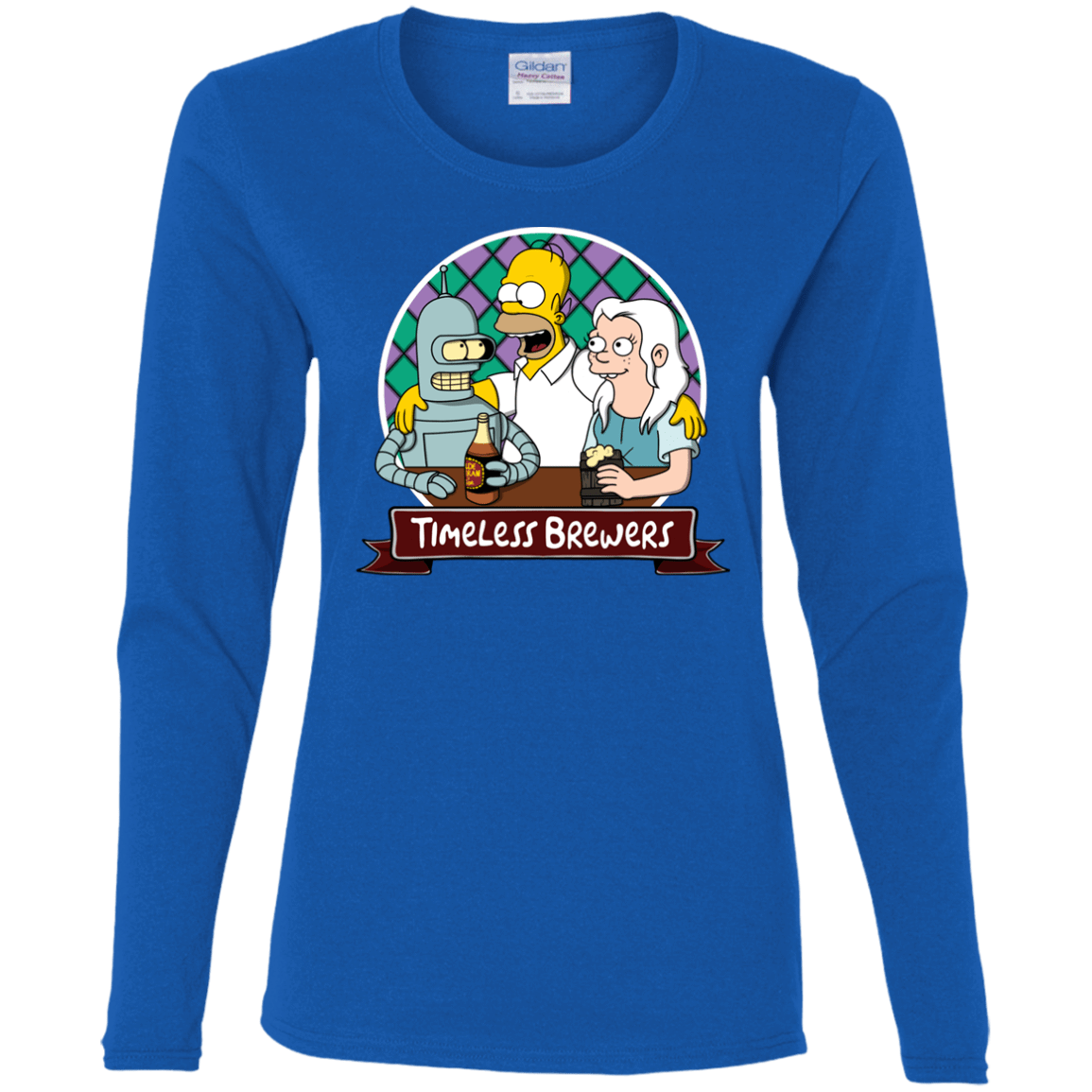 T-Shirts Royal / S Timeless Brewers Women's Long Sleeve T-Shirt