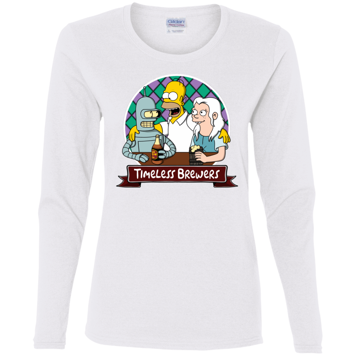 T-Shirts White / S Timeless Brewers Women's Long Sleeve T-Shirt