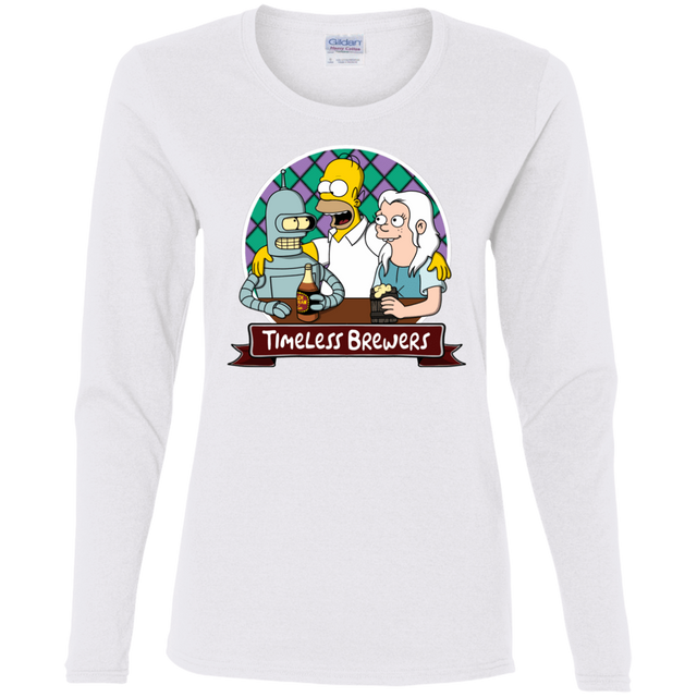 T-Shirts White / S Timeless Brewers Women's Long Sleeve T-Shirt