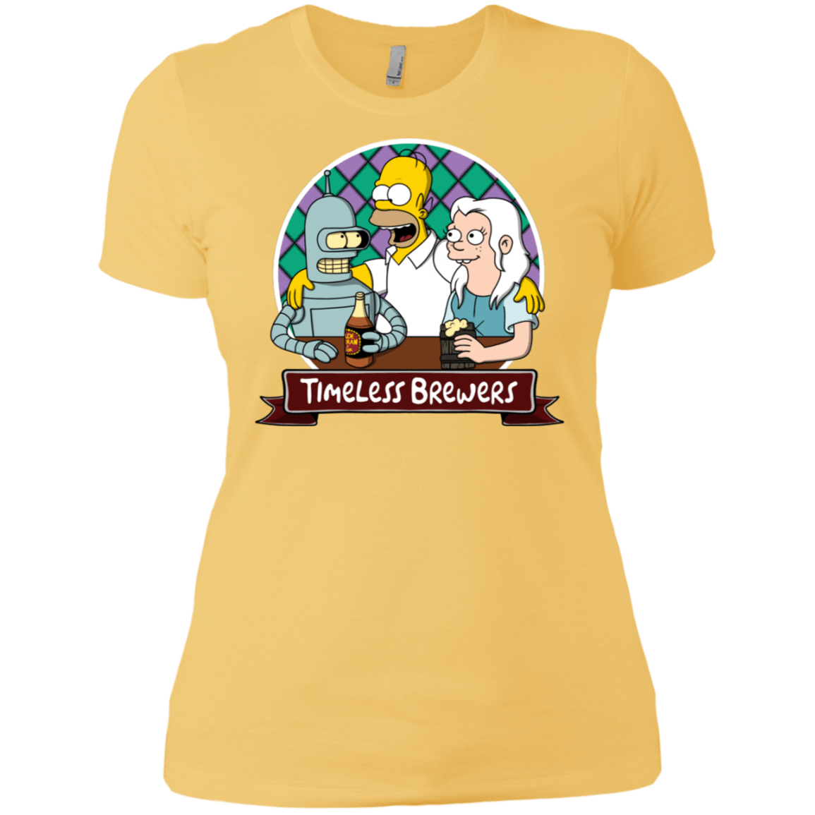 T-Shirts Banana Cream/ / X-Small Timeless Brewers Women's Premium T-Shirt