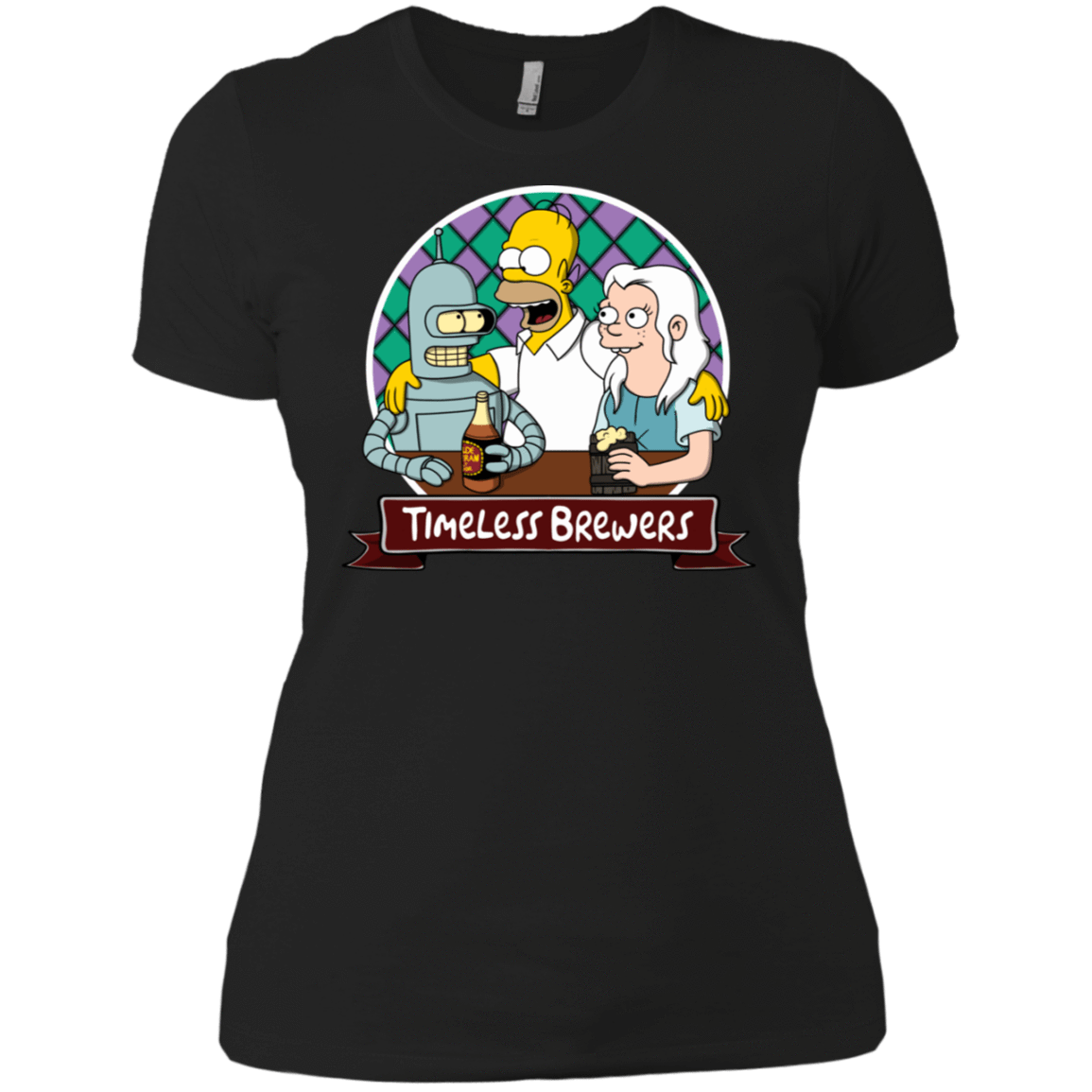 T-Shirts Black / X-Small Timeless Brewers Women's Premium T-Shirt