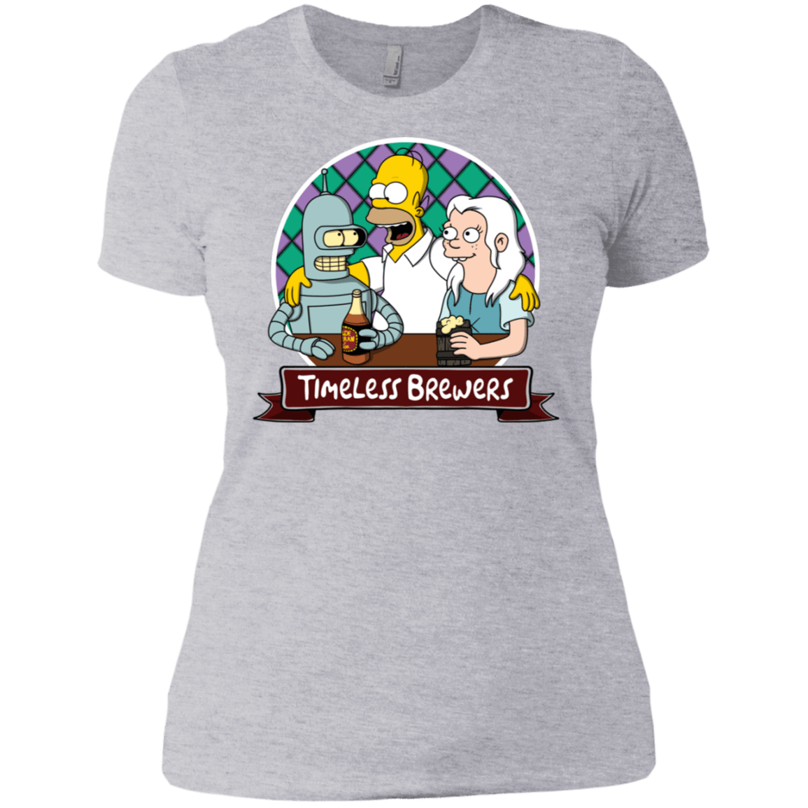 T-Shirts Heather Grey / X-Small Timeless Brewers Women's Premium T-Shirt
