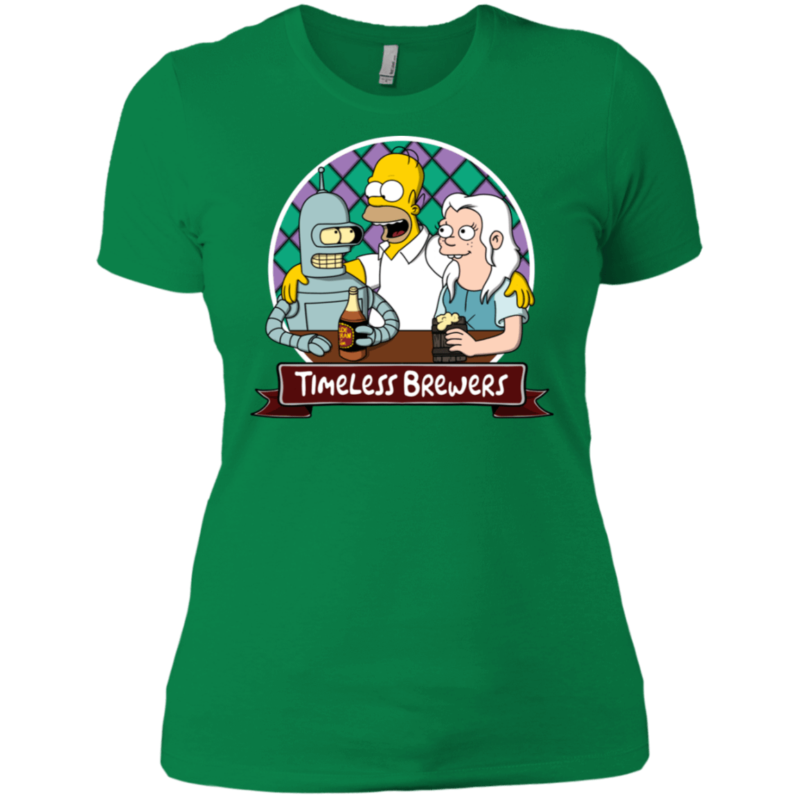T-Shirts Kelly Green / X-Small Timeless Brewers Women's Premium T-Shirt