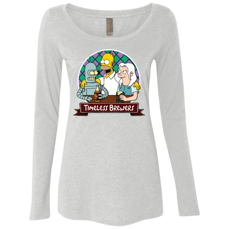 T-Shirts Heather White / S Timeless Brewers Women's Triblend Long Sleeve Shirt