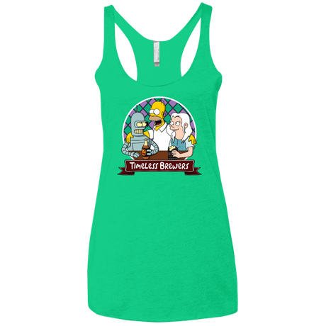 T-Shirts Envy / X-Small Timeless Brewers Women's Triblend Racerback Tank