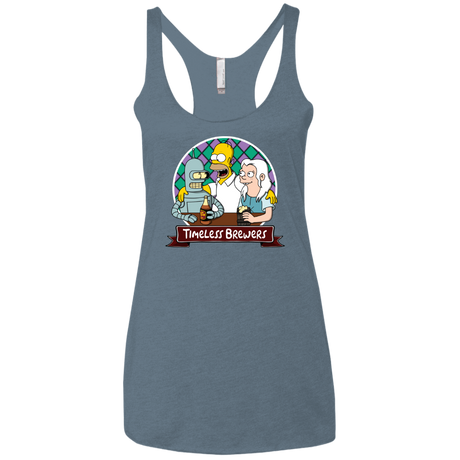 T-Shirts Indigo / X-Small Timeless Brewers Women's Triblend Racerback Tank