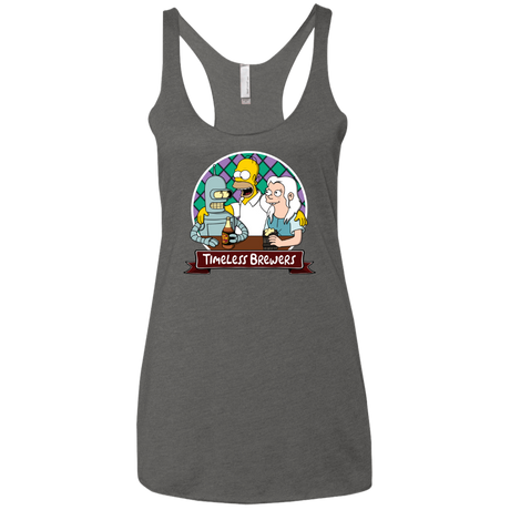 T-Shirts Premium Heather / X-Small Timeless Brewers Women's Triblend Racerback Tank