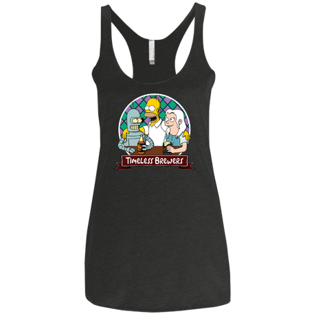 T-Shirts Vintage Black / X-Small Timeless Brewers Women's Triblend Racerback Tank