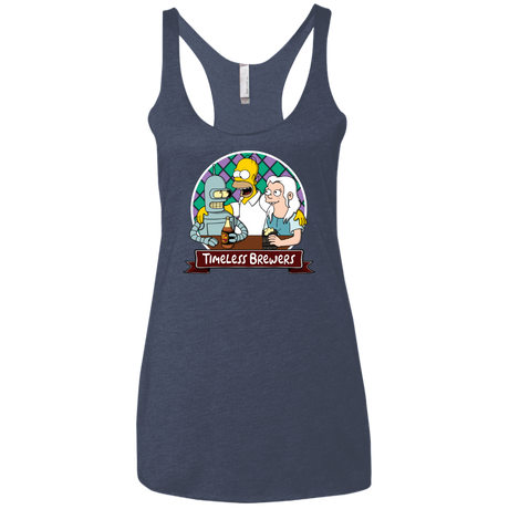 T-Shirts Vintage Navy / X-Small Timeless Brewers Women's Triblend Racerback Tank