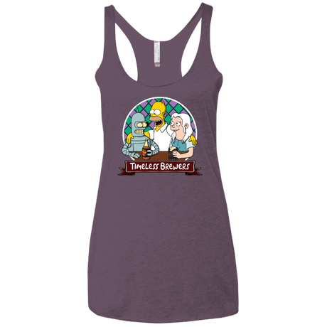 T-Shirts Vintage Purple / X-Small Timeless Brewers Women's Triblend Racerback Tank