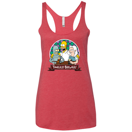 T-Shirts Vintage Red / X-Small Timeless Brewers Women's Triblend Racerback Tank