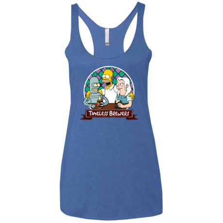 T-Shirts Vintage Royal / X-Small Timeless Brewers Women's Triblend Racerback Tank