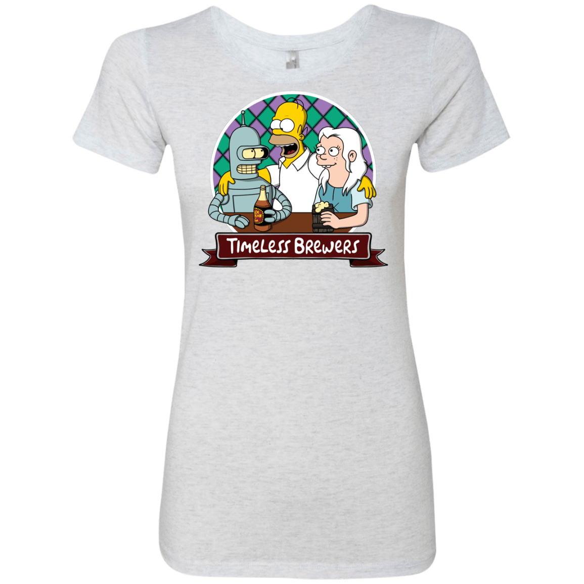 T-Shirts Heather White / S Timeless Brewers Women's Triblend T-Shirt